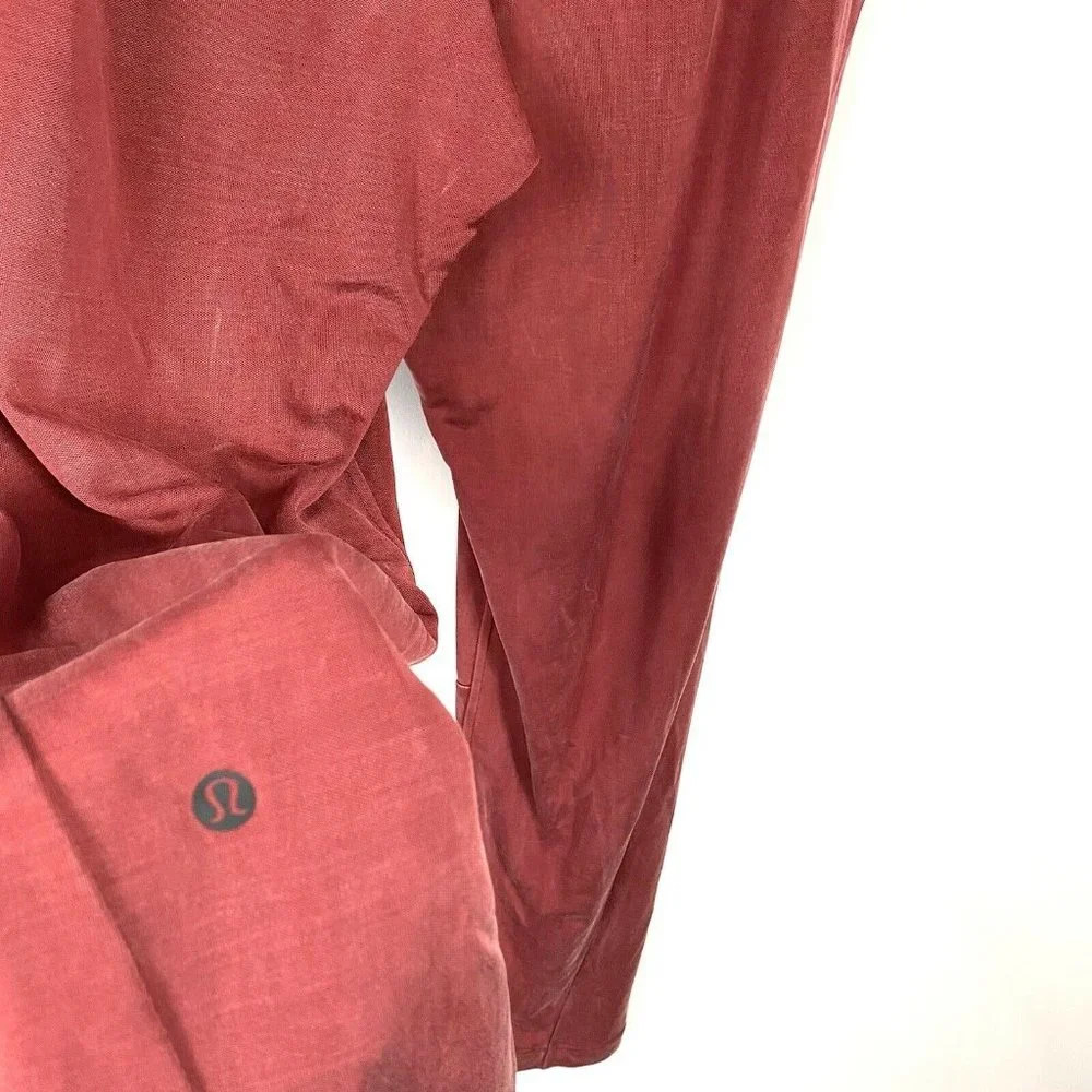 lululemon lab Rappu Jogger High Waist Zesty‎ Auburn Cupro Full Length